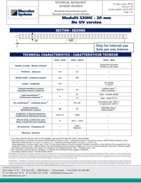 Modulit 520 HC NoUV- 20 mm